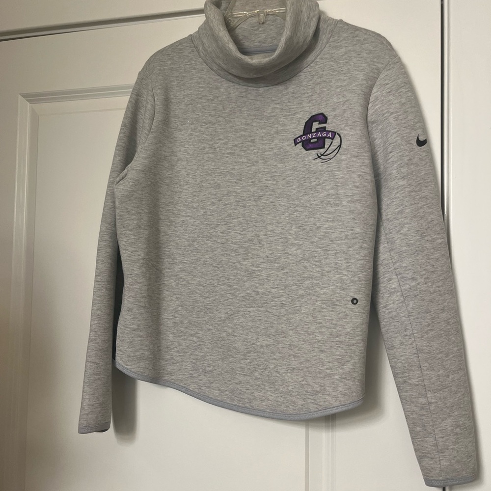 Nike Light Gray Women's Cowl Neck Sweater